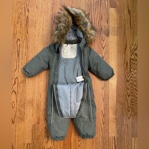 Kuling Val D'Isere Snowsuit Green, Size 12mo